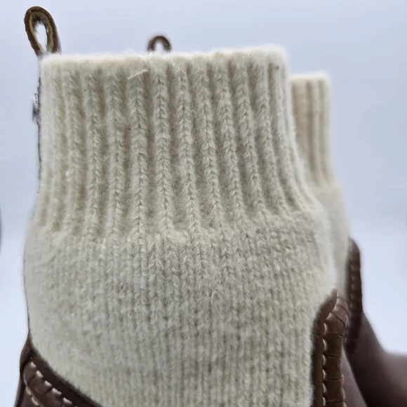 NWOT Nine West Popit Casual Booties, Dark Natural, Women's Size 5 - Picture 2 of 16